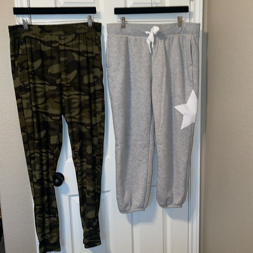 2 Pairs Plus Size Lounge Pants Bundle!